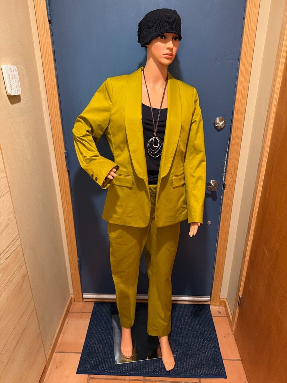💛 Wildfang Tux Blazer+Matching Trousers|Chartreuse/Mustard | SizeM-Sold As Set